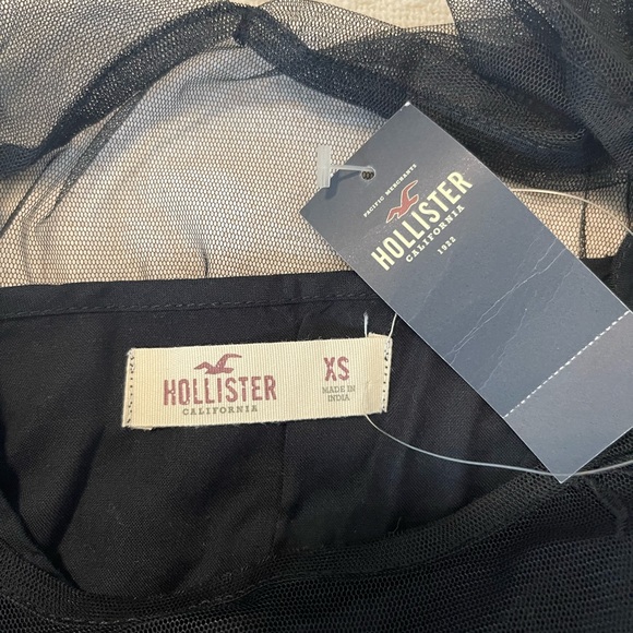 Sheer black long sleeve top - Picture 4 of 5